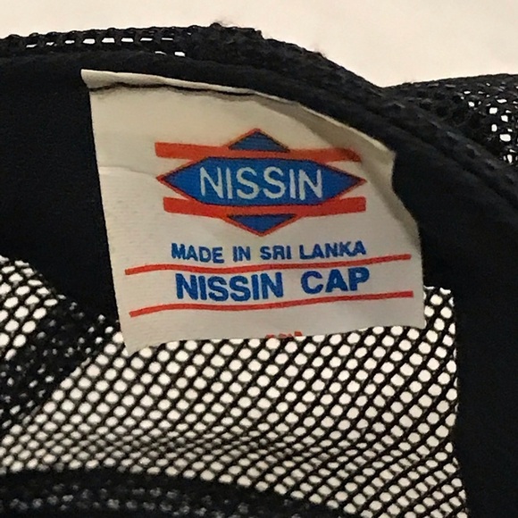 Nissin Cap for St. Thomas USVI on Black/Green Adjustable SnapBack Beach Ball Cap - Picture 3 of 14